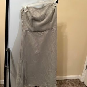 AFTER SIX willow green strapless gown Size 8